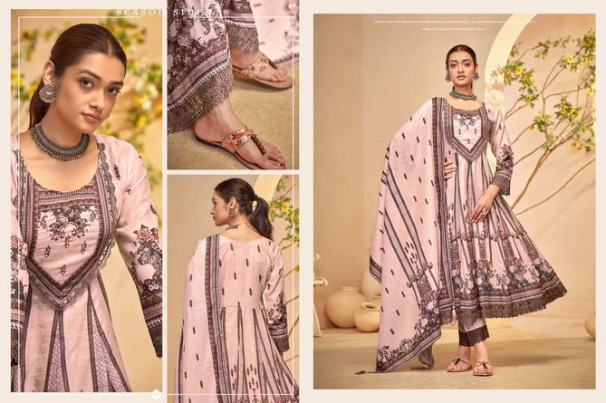 Nafiza By Isavasyam Mal Cotton Printed Anarkali Readymade Suits Wholesale 